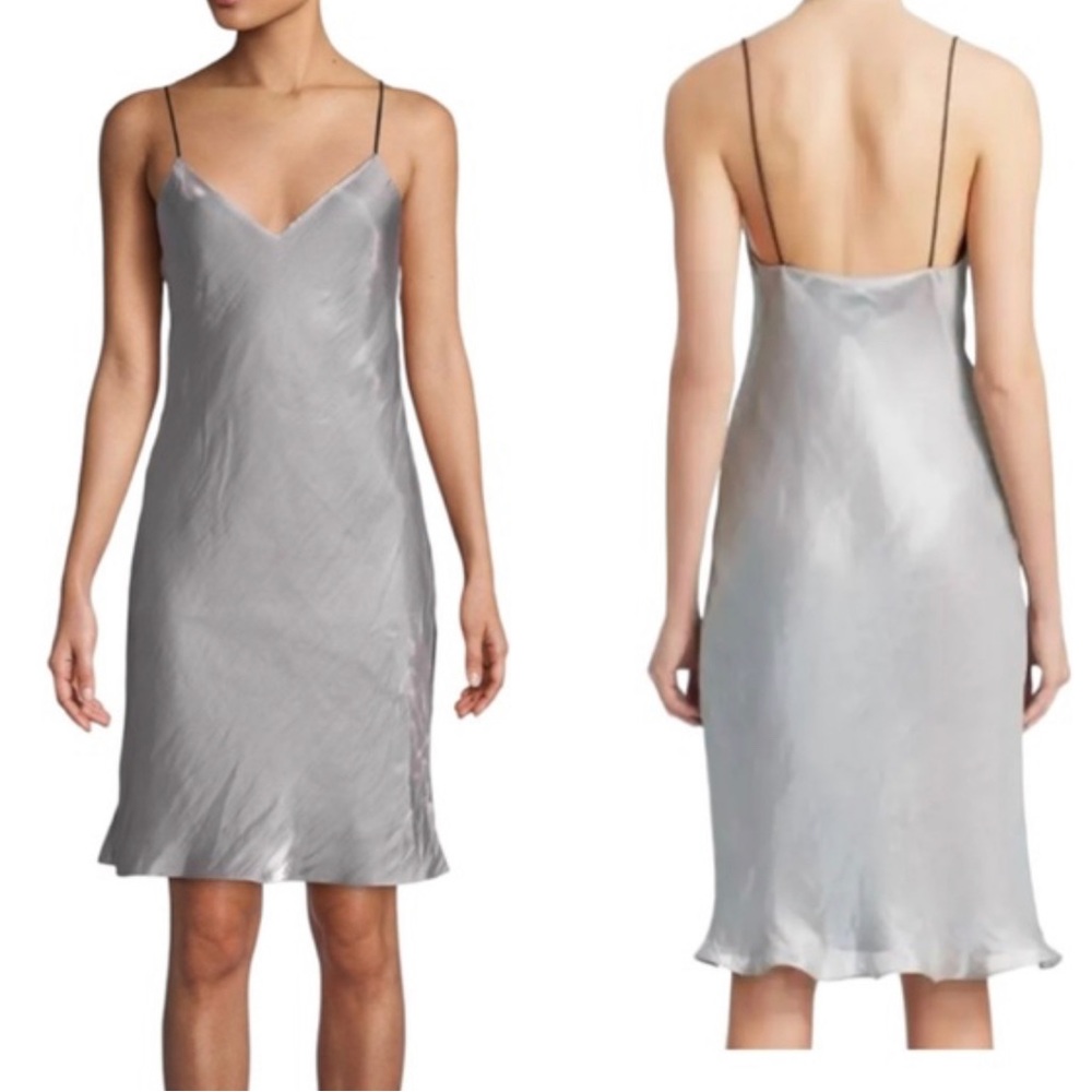 Rag & Bone - Metallic Silk Dress